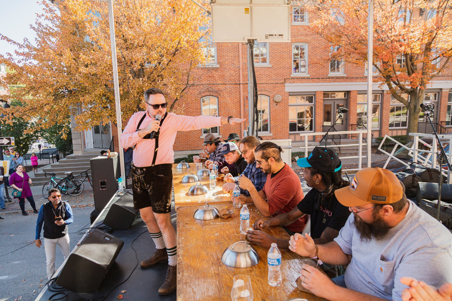2025 Brat Eating Contest - Northside Oktoberfest