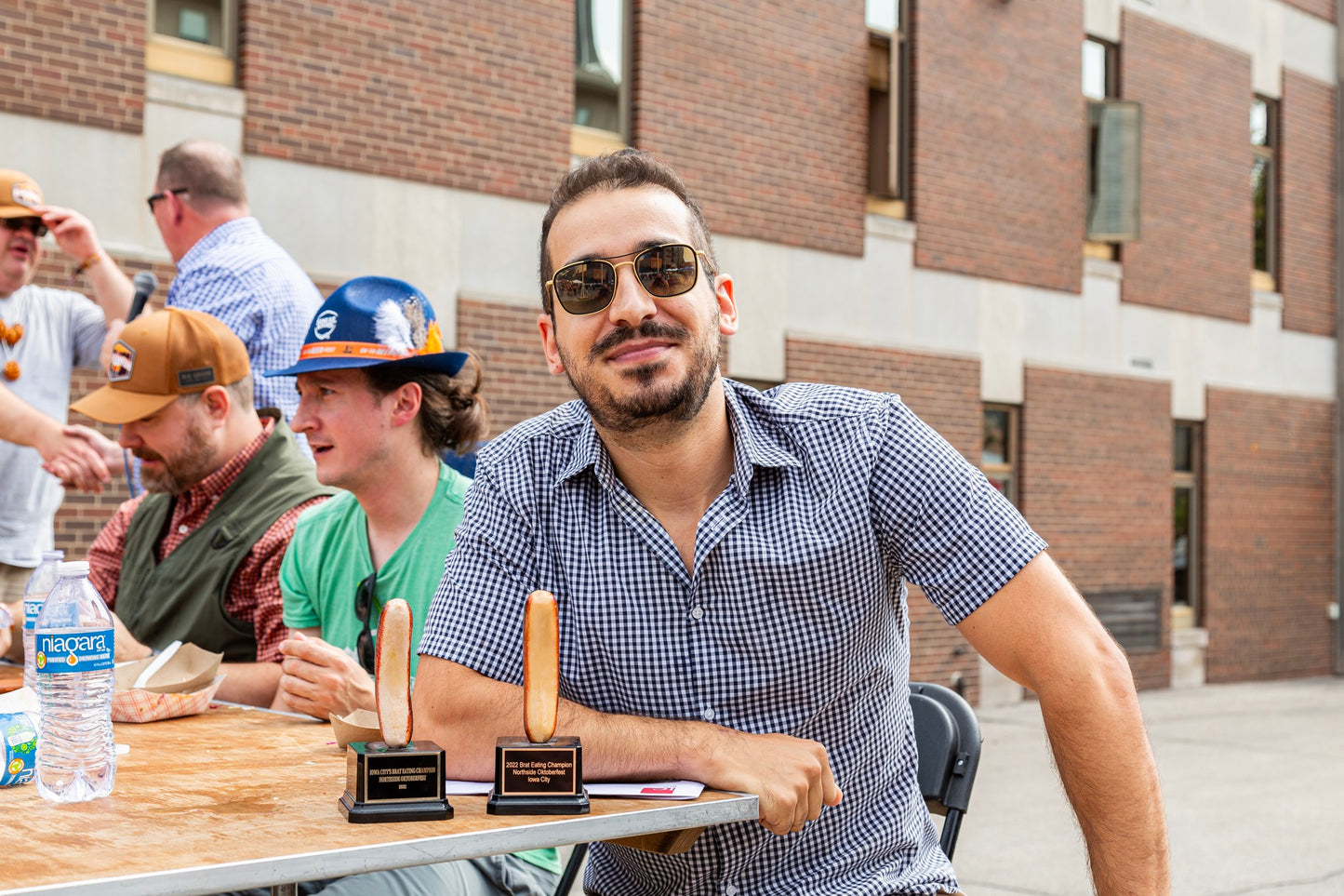 2025 Brat Eating Contest - Northside Oktoberfest